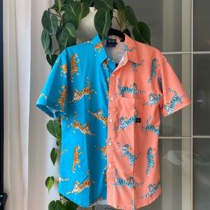 B Fresh Gear tiger pizza stretch shirt